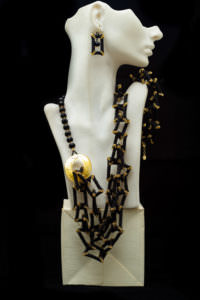 Set with earring 1 rectangle